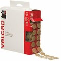 Bsc Preferred 3/4'' Dots - Beige VELCRO Brand Tape - Combo Packs, 200PK S-6098